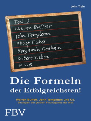 cover image of Die Formeln der Erfolgreichsten 1